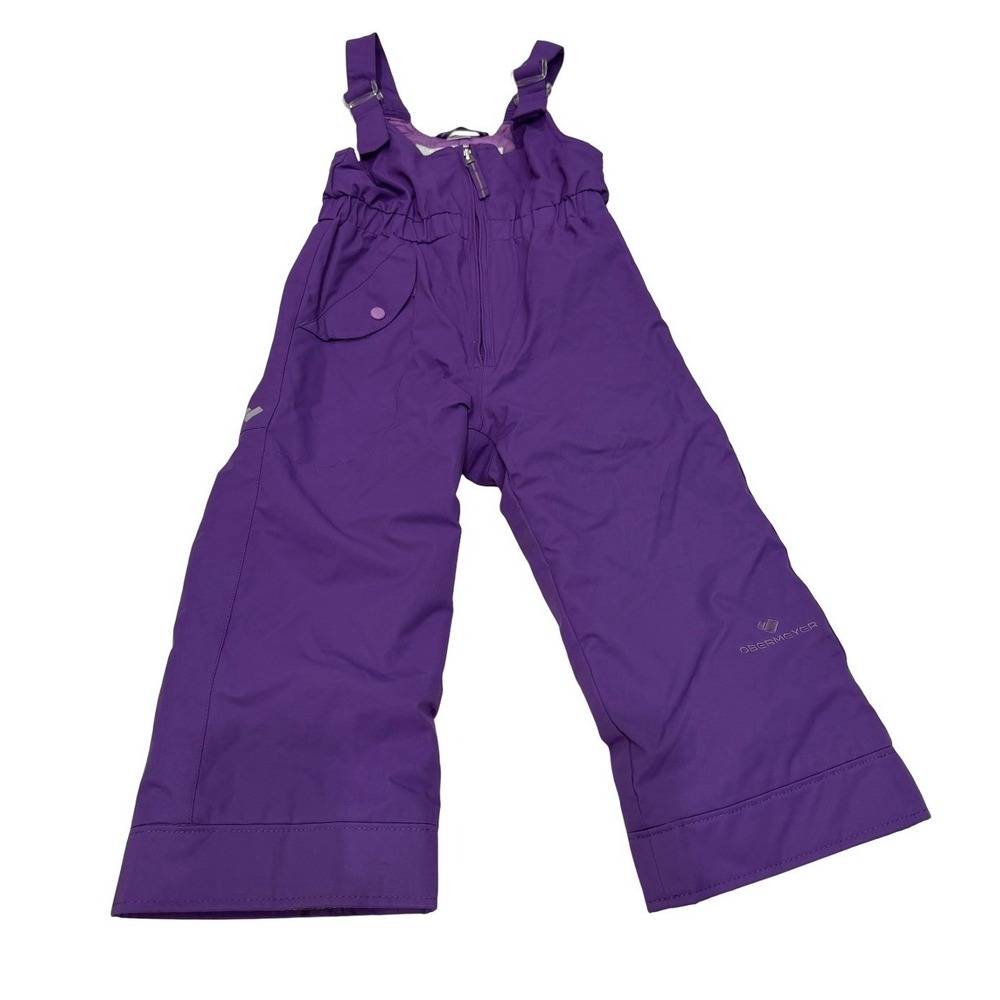 Obermeyer Kids Ski Snowboarding Ski Bib Pants Purple Size 4